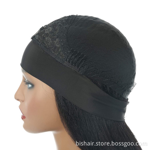 Black Women's Long Straight Hair with Wig Heat Resistant Synthetic Hair Machine Long Hair 20, 22, 24, 26, 28 and 30 inches